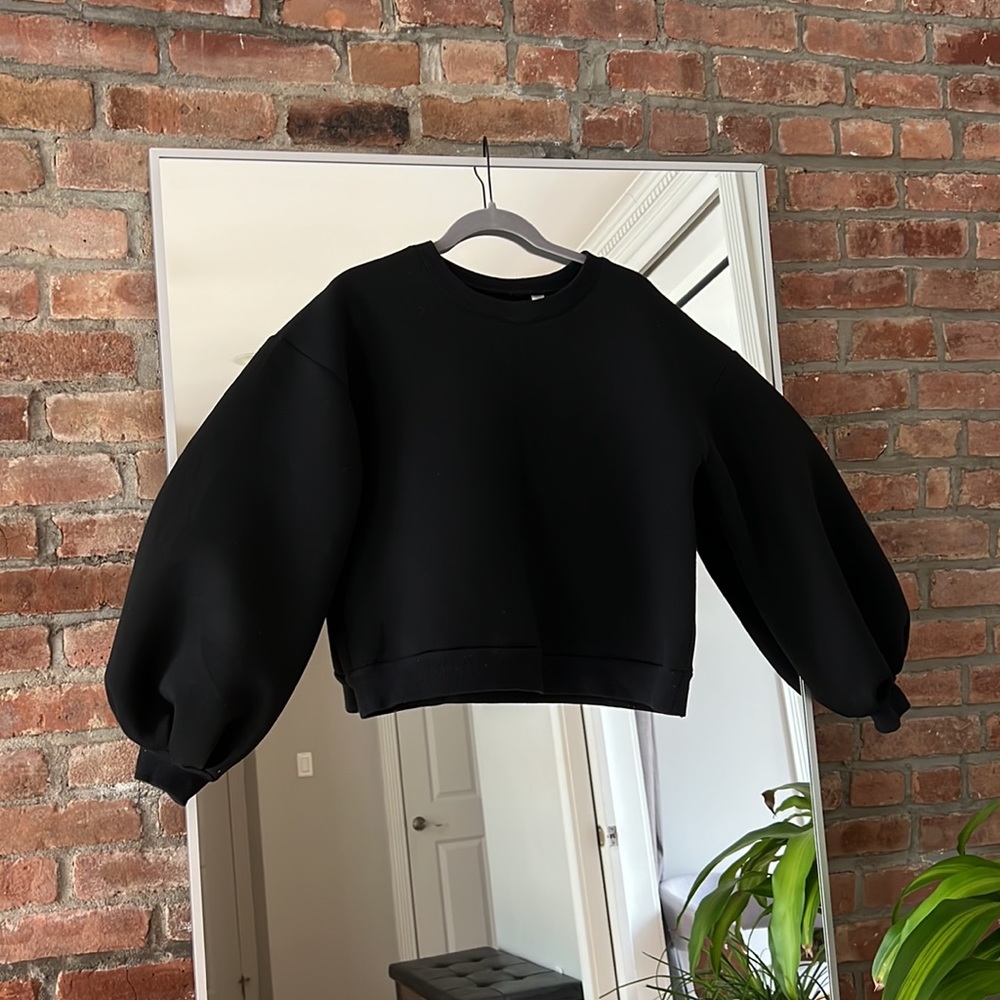 Weird rare unique balloon sleeve sweater vintage